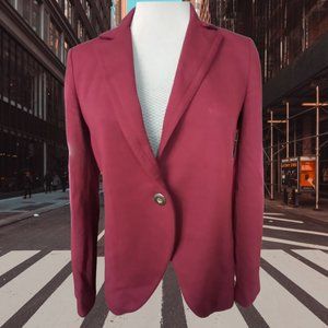 NWT ISABELLA OLIVER (0) Wine Colored suit coat